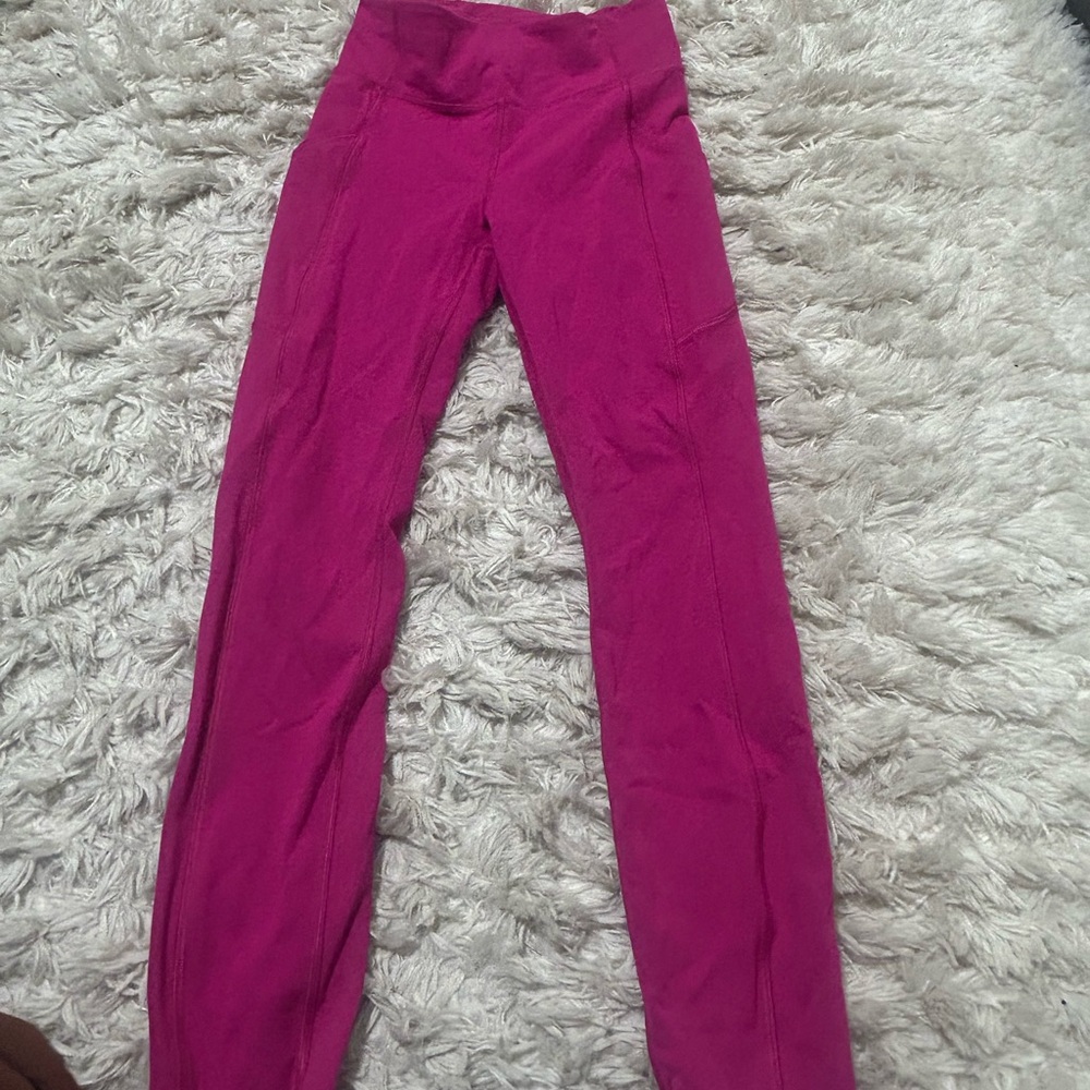 lululemon magenta/pink leggings